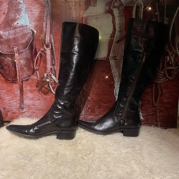 Davos Gomma OTK leather boots - Picture 2 of 13